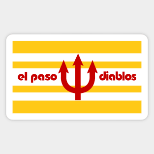 Defunct - El Paso Diablos Baseball Sticker